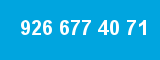 926 677 40 71